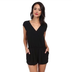 BCBG Black Romper